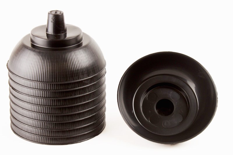 Picture of Florist Plastic Large Candle Cup Black x 10pcs